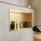 Alfi Brand 24" x 12" Brushed Gold PVD Stainless Steel Single Shelf Shower Niche ABNP2412-BG - alternate 1